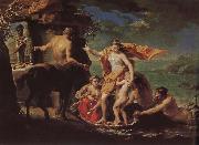 Pompeo Batoni THEMIS Qi commissioned to teach Ron Adams Aliu oil on canvas